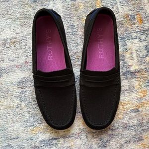 Rothy’s Driver in deep chocolate, size 9